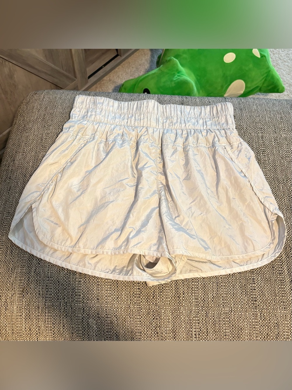 Free People Movement White Athletic Running Shorts – Size Large